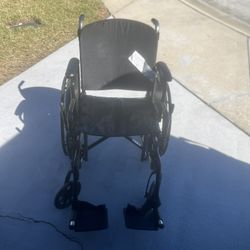 Drive Medical Silver Sport 2 Wheelchair SSP218DDA-SF 18Inch padded Back Rest. This padded back rest was a separate option. Folds. Removable arms and l