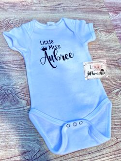 Custom Little Miss onesie