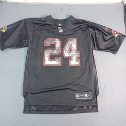 Adrian Wilson #24 Arizona Cardinals Size Large NFL Reebok Authentic Stitched Black Jersey 