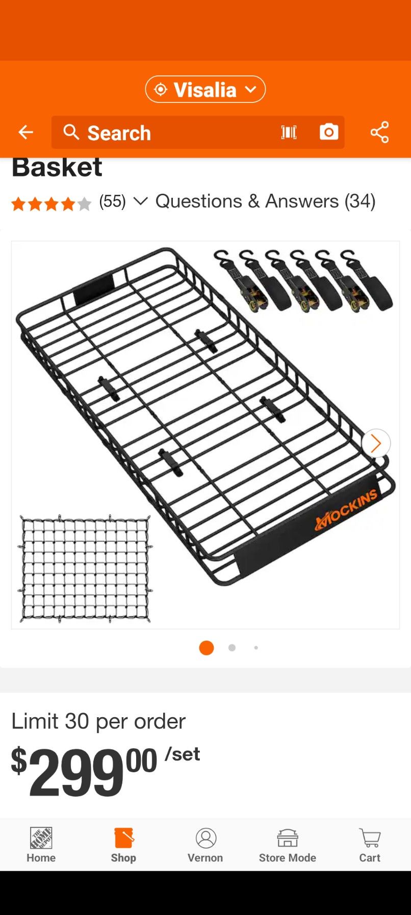 Car Roof Rack, Bag, Cross Bars And Straps