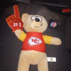 kc Chiefs stuffed bear