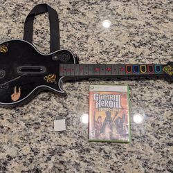 Guitar Hero III Guitar And Memory Card XBox 360
