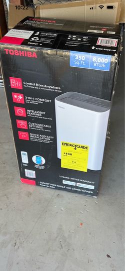 Toshiba 8,000 BTU Portable Air Conditioner (Model PX0812CWRU)