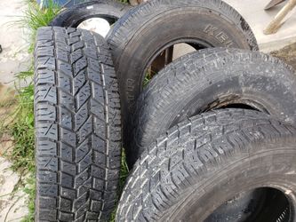 I have 4 used tires for sale on conditions with 70 % of life.