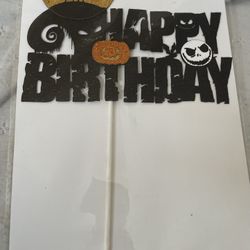 Cake Topper (jack&sally)