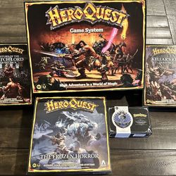 2021 Hasbro HeroQuest Board Game Lot - New and SEALED!