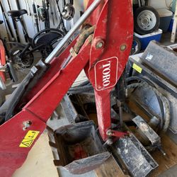 Toro Mini Skid Steer Attachment Back Hoe