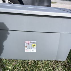Sterilite 45 gallon tote. Pick up near 441 and Southern 