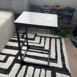 C-Shaped End Table