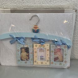  Decorative Wall Hanging Hold Three  2.50” And  3.50” Photos Burns of Boston  designed by Susan wingert If you see it here , it is available, new , ne