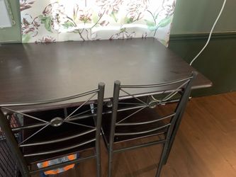 Table and 4 chairs