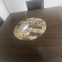Dining Room Table W/ Spinning Round Center Piece