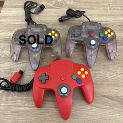 2 Original Nintendo 64 (N64) Controllers $30 EACH