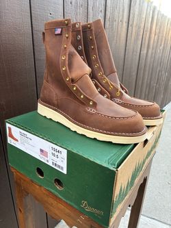 Danner BULL RUN MOC TOE TOBACCO SIZE 10.5D