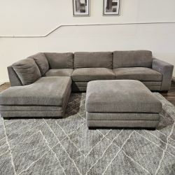 Sectional Couch in Gray - FREE DELIVERY