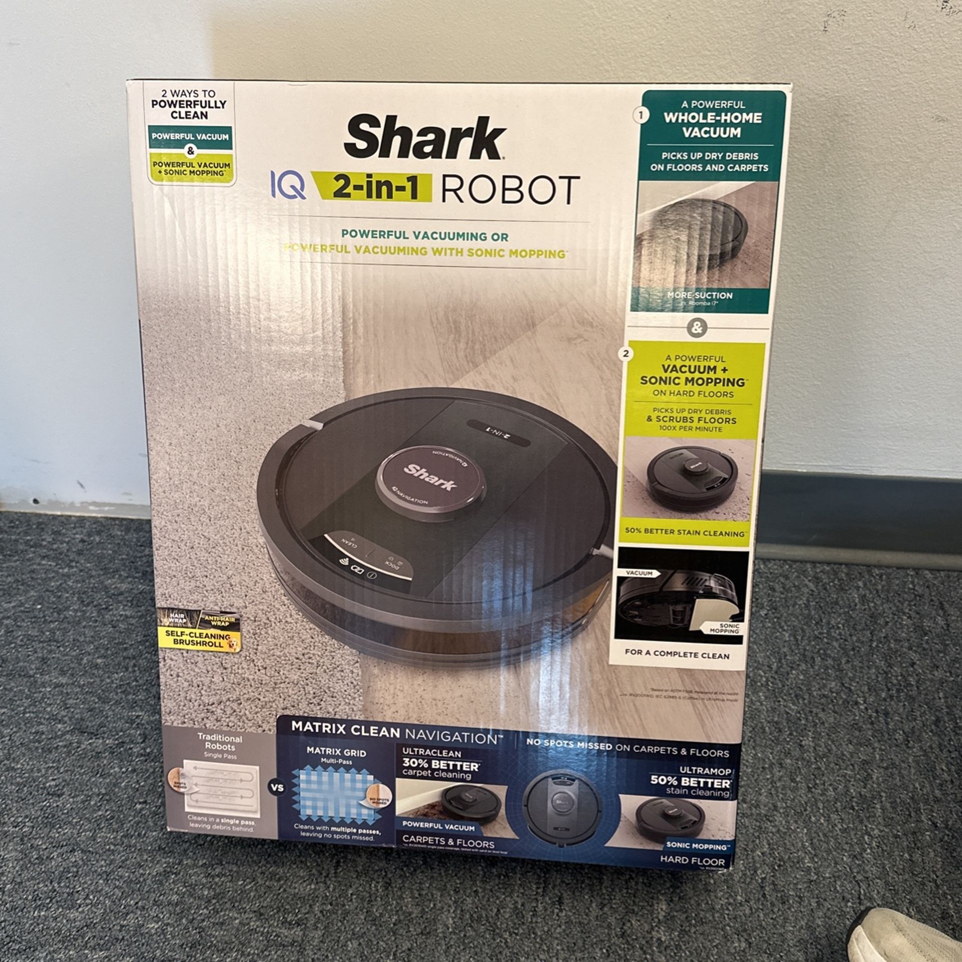 Shark 2 In 1 Robot Mop + Vaccume Crazy Blackfriday Deal !