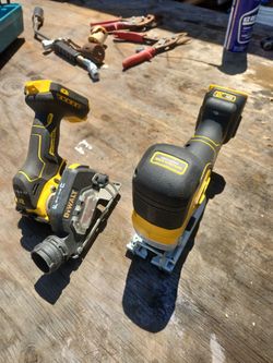Jigsaw and mini cuter  dewalt