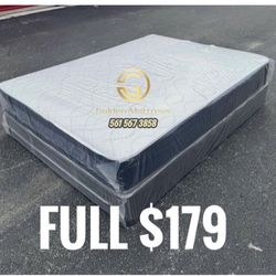 Full Size Mattress Set – Medium Comfort – Available Today 🚚