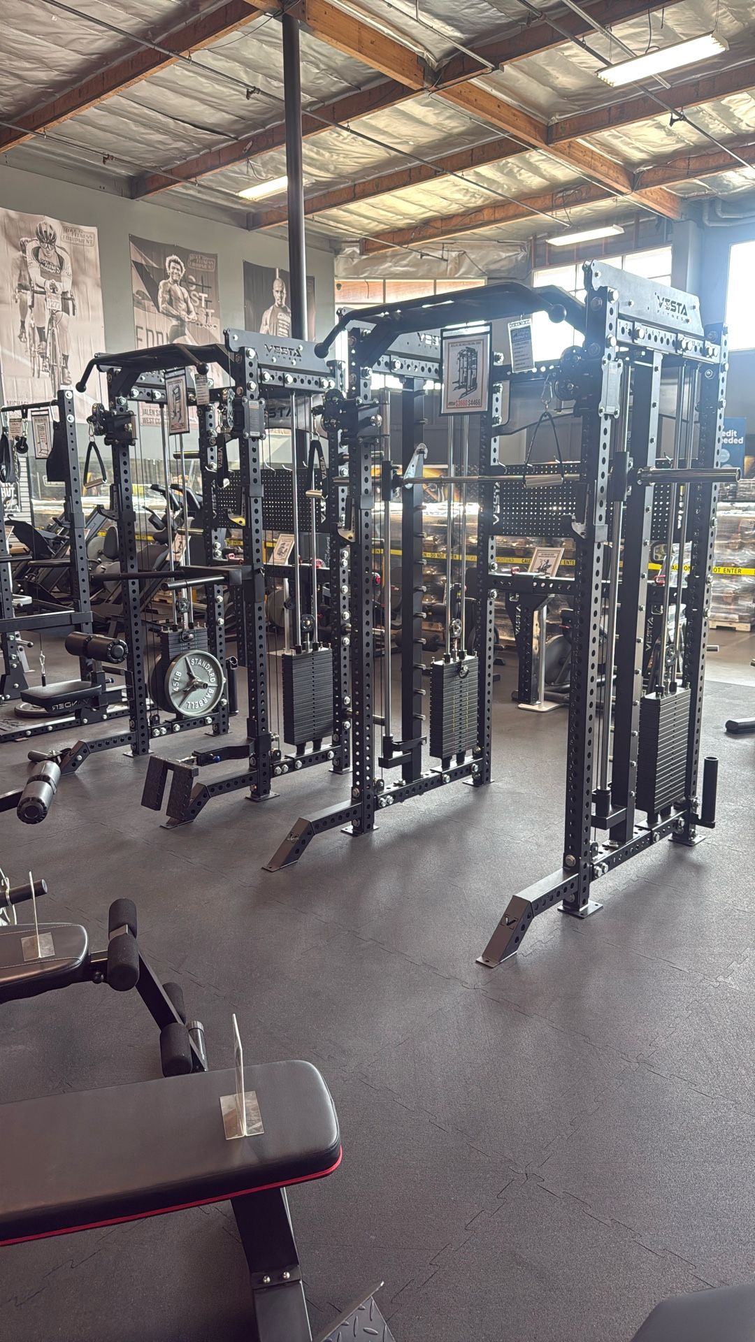 Vesta 2in1 Or 3in1 Squat Rack Power Cage Functional Trainer with Smith Machine Option