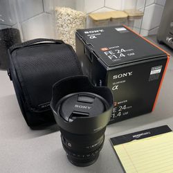 Sony 24mm f/1.4 GM