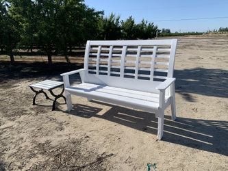 Bench And Table Set