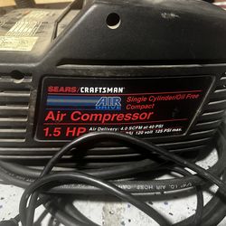 Vintage Sears air Compressor