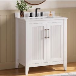 Freestanding 30" Bathroom Vanity with Sink