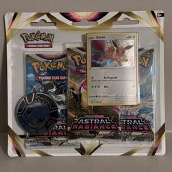 Pokemon Astral Radiance 3 Pack blister With Eevee Promo