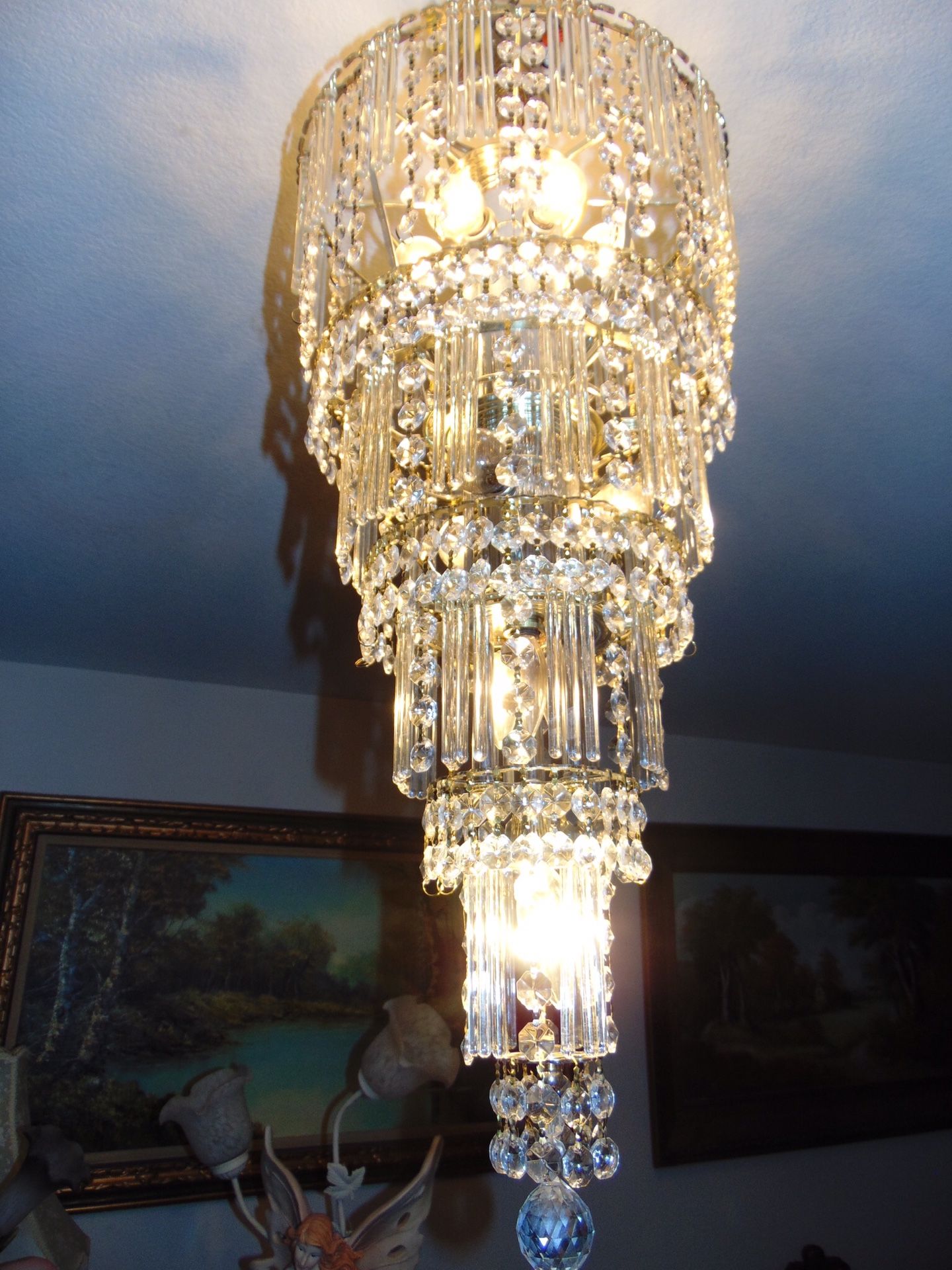 27 inches crystal chandelier