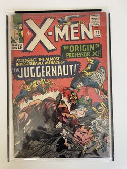 X-Men #12 Origin of Professor X Origin 1st app Juggernaut 1965 KEY