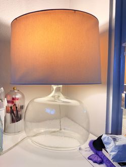 Glass Table Lamp