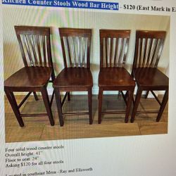 Kitchen Counter Bar Stools Wood