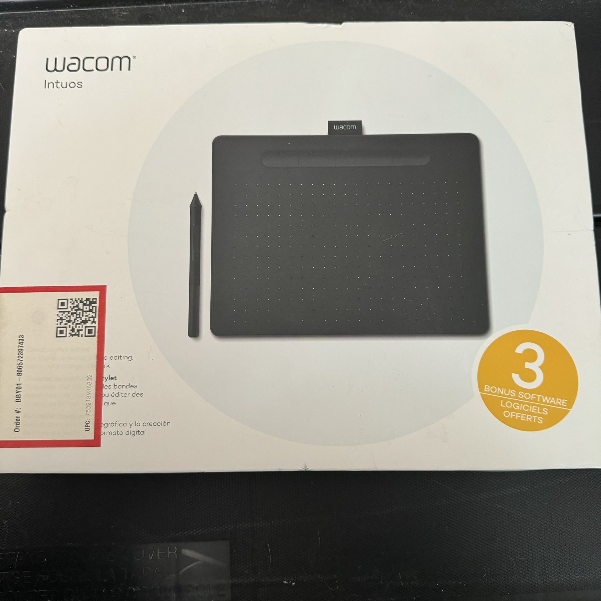 Wacom Intuos Drawing Graphics Tablet