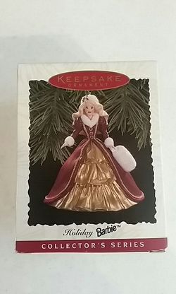 Hallmark holiday barbie ornament