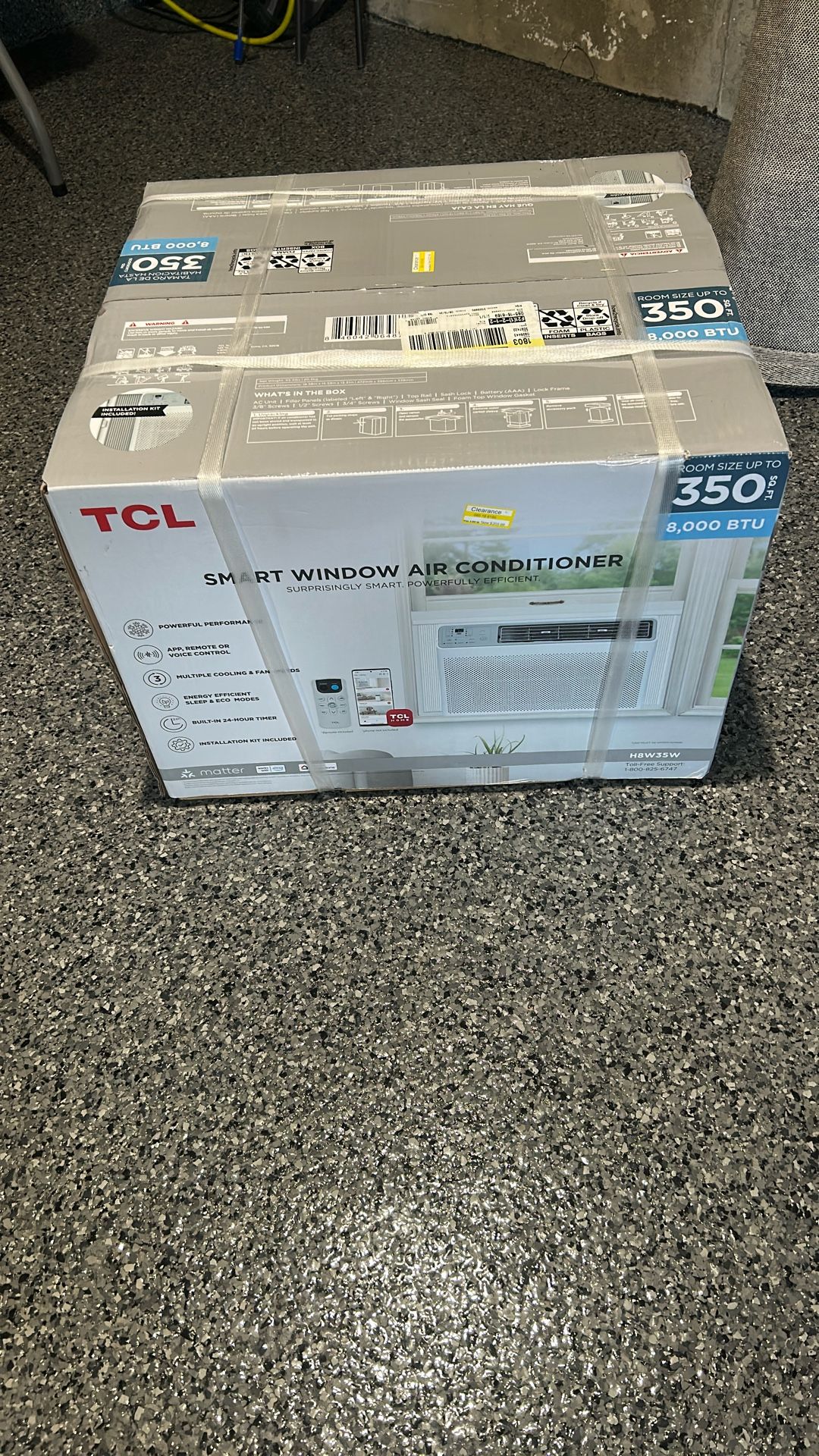 Smart Window Air Conditioner 8000 BTU