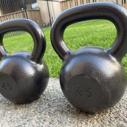 Kettle Bell Weights NEW 2x45 Lbs $40 Each Or $70 For Both 