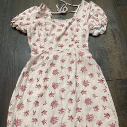 Women’s Pink Flower Dress Size Small By Monteau #20