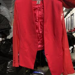 Coral Blazer Size Large