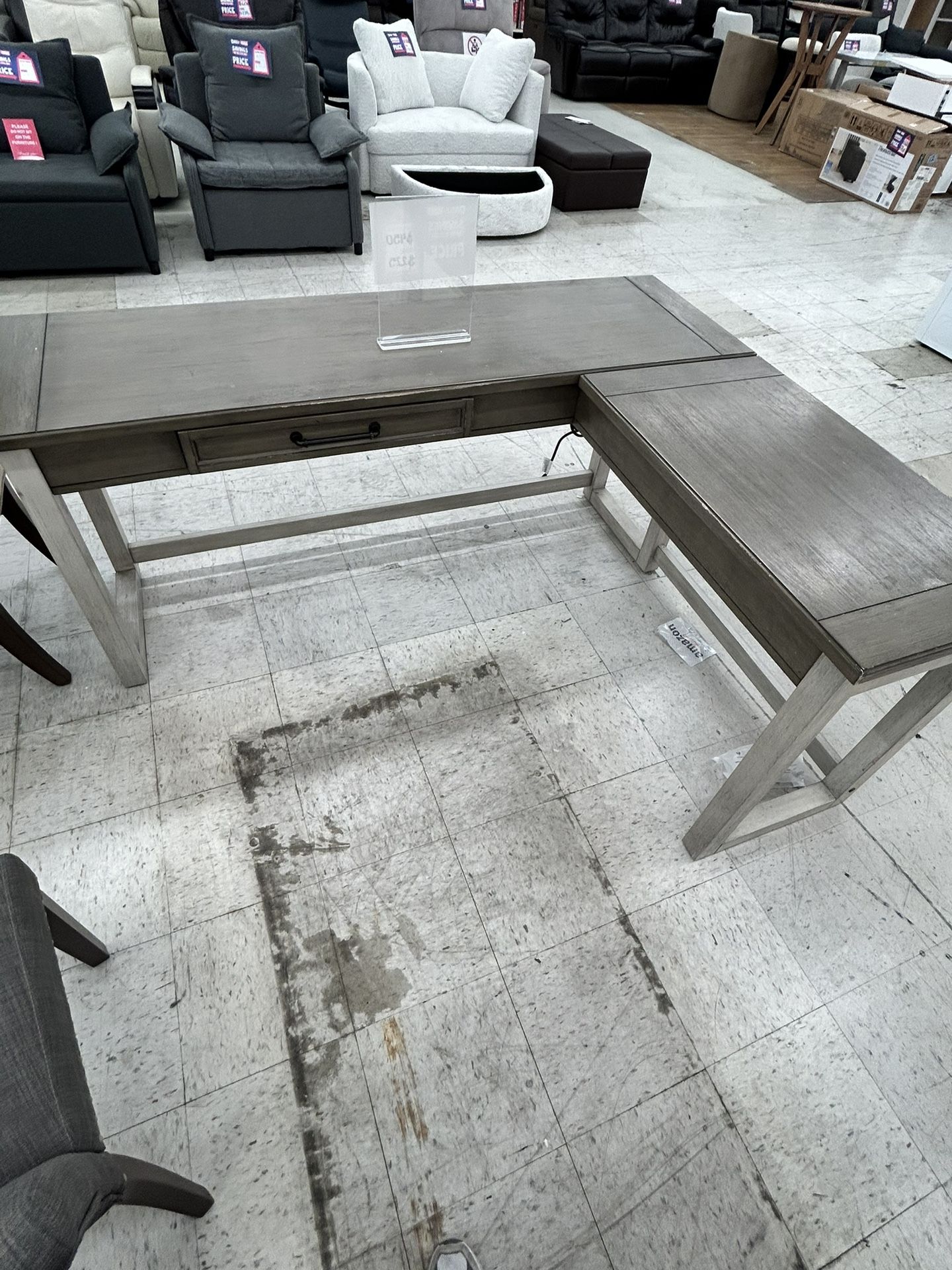 CORNER DESK with Storage/ Electrical Ports