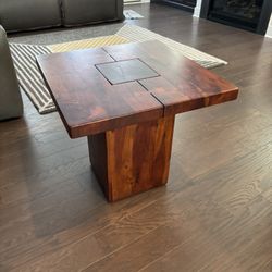 **best offer, not free** Like-new gorgeous Arhaus Tao end table (26x24) 