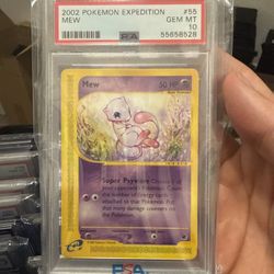 2002 POKEMON EXPEDITION #55 MEW PSA 10