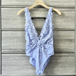NWT F21 Periwinkle bodysuit/lingerie