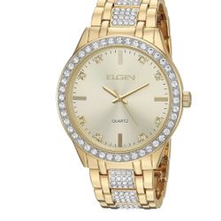 Elgin 14K Gold Plated Elegant Men’s Watch