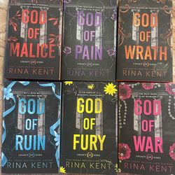 Rina Kent Legacy of Gods Deluxe Series Full Set