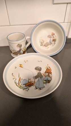 Denby Stoneware Nursery Set