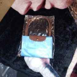 BABY BLUE POCKET BOOK/TOTE BAG 