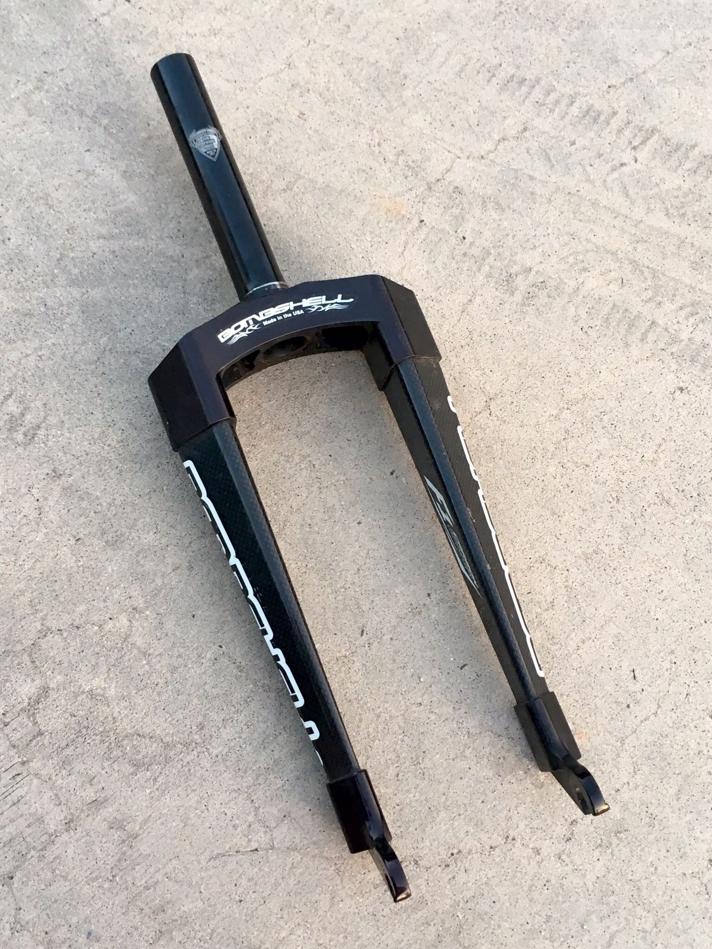 BOMBSHELL 20” F1 PRO CARBON RACE FORK 1-1/8” THREADLESS ANSWER BOX SUPERCROSS YESS CRUPI TANGENT DAGGER SE LANDING GEAR GT REDLINE TNT BIKE