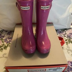 Girls Hunter Boots Sz. 13