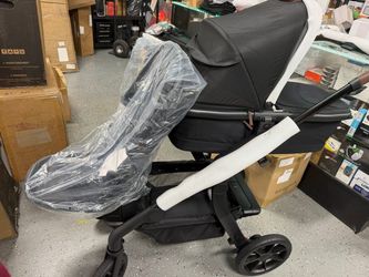 Momcozy ChangeGo Baby Stroller, Convertible Single-to-Double-to-Wagon Stroller with 23 Configurations, Carry-cot and Seat Included, Large PU Wheels, A
