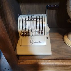 VINTAGE Paymaster S-1000 Check Writer - Beige/Brown